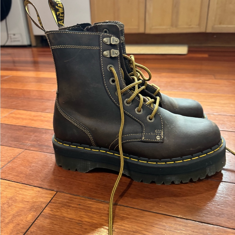 Dr. Martens Brown Leather Boots